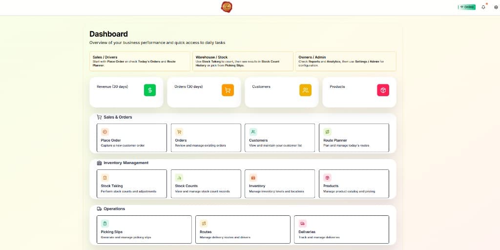 Pure Food Products PWA